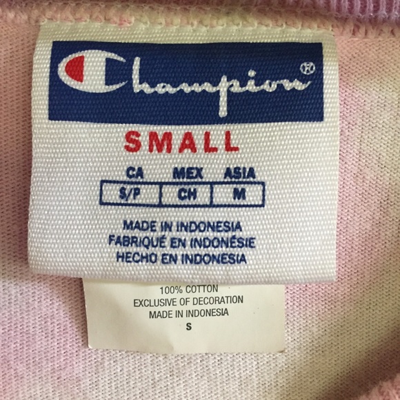 Champion Cropped Tie Die Tee Shirt - Picture 3 of 6